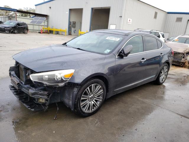 KNALN4D79F5193254 - 2015 KIA CADENZA PREMIUM GRAY photo 1