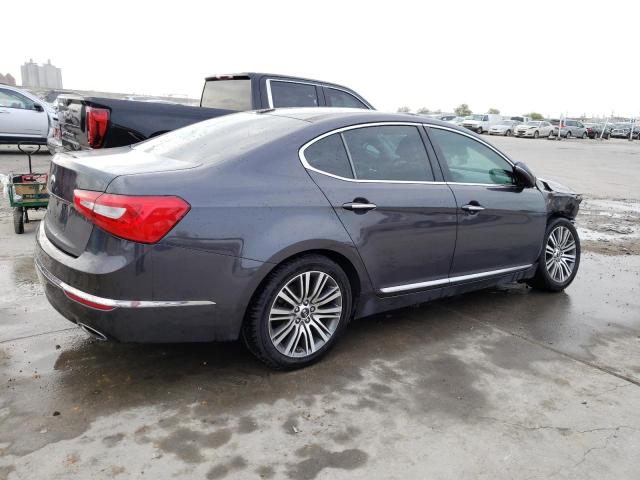 KNALN4D79F5193254 - 2015 KIA CADENZA PREMIUM GRAY photo 3