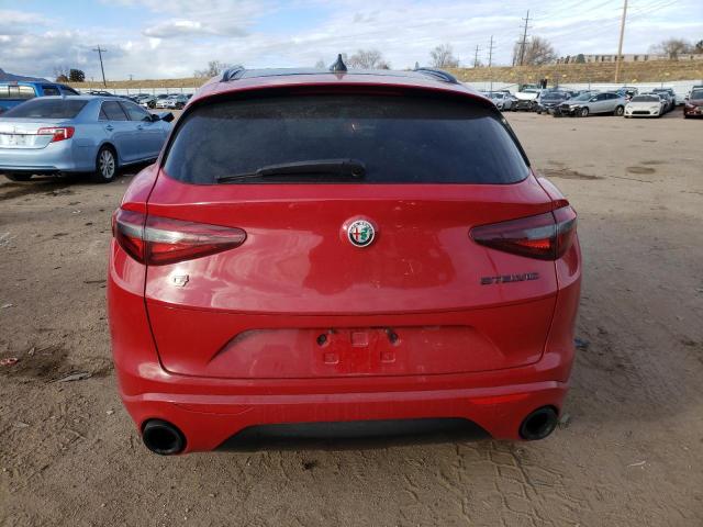 ZASPAKAN7L7C97661 - 2020 ALFA ROMEO STELVIO RED photo 6