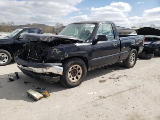 1GCEC14XX7Z197372 - 2007 CHEVROLET SILVERADO C1500 CLASSIC BLACK photo 1