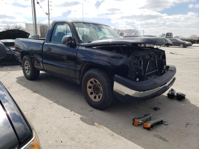 1GCEC14XX7Z197372 - 2007 CHEVROLET SILVERADO C1500 CLASSIC BLACK photo 4