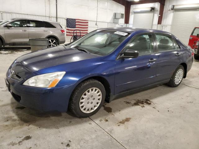 1HGCM56194A005553 - 2004 HONDA ACCORD DX BLUE photo 1