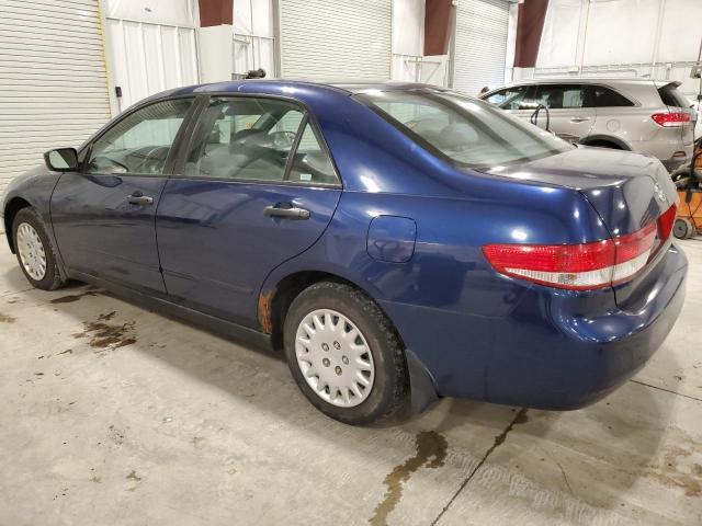 1HGCM56194A005553 - 2004 HONDA ACCORD DX BLUE photo 2