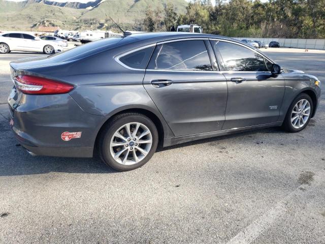 3FA6P0PU5JR131074 - 2018 FORD FUSION SE PHEV GRAY photo 3