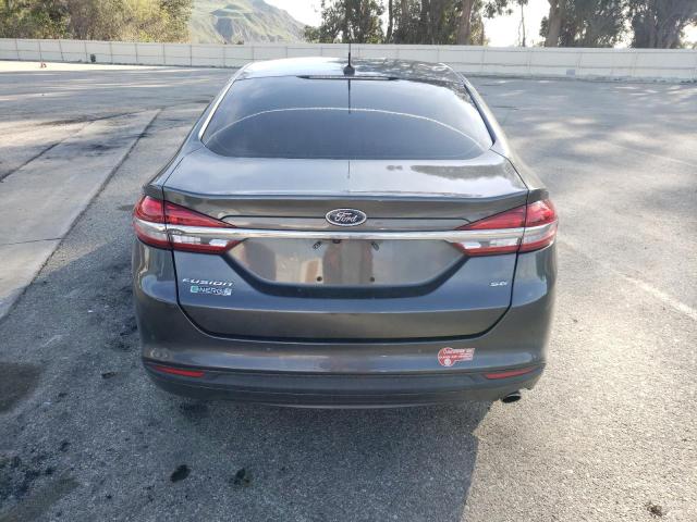 3FA6P0PU5JR131074 - 2018 FORD FUSION SE PHEV GRAY photo 6