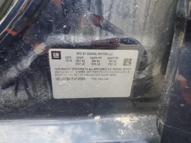 1G1JA5SH2F4138523 - 2015 CHEVROLET SONIC LS 蓝色 照片 12