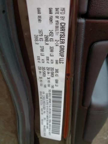 1C4RJFJM2EC413620 - 2014 JEEP GRAND CHER SUMMIT ყავისფერი ფოტო 13