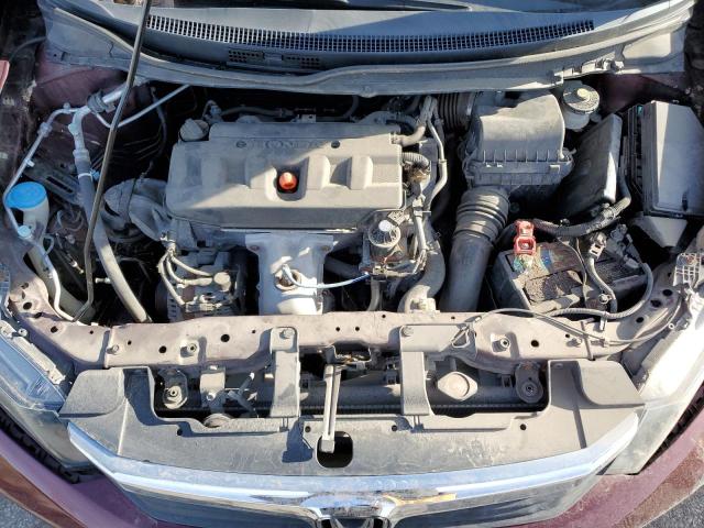 19XFB2F90CE024056 - 2012 HONDA CIVIC EXL Bordo foto 11