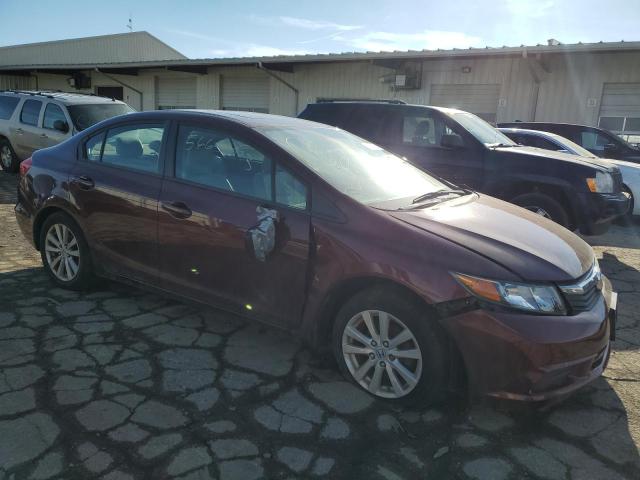 19XFB2F90CE024056 - 2012 HONDA CIVIC EXL Bordo foto 4