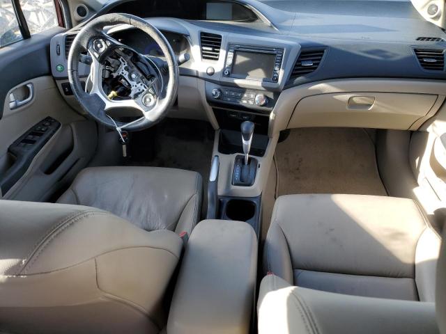 19XFB2F90CE024056 - 2012 HONDA CIVIC EXL Bordo foto 8