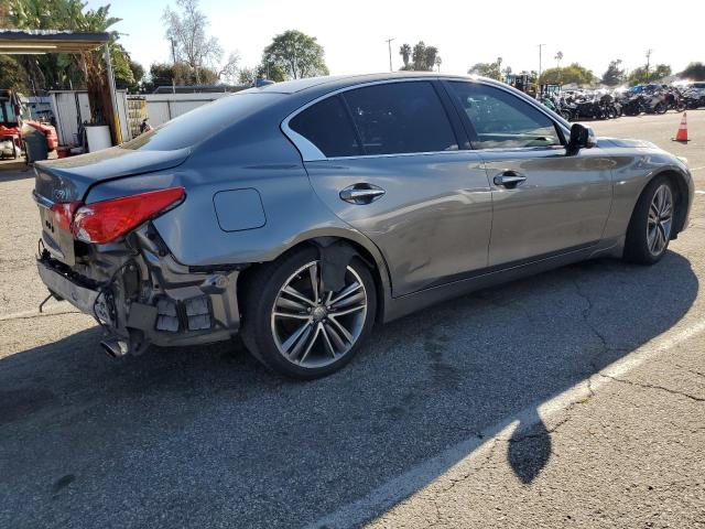 JN1AV7AP7GM490050 - 2016 INFINITI Q50 HYBRID GRAY photo 3