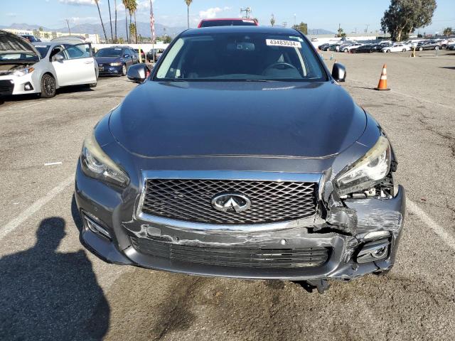 JN1AV7AP7GM490050 - 2016 INFINITI Q50 HYBRID GRAY photo 5