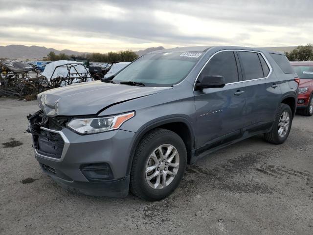 1GNERFKW1KJ112388 - 2019 CHEVROLET TRAVERSE LS CHARCOAL photo 1