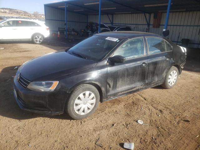 3VW2K7AJXFM330444 - 2015 VOLKSWAGEN JETTA BASE 黑色 照片 1