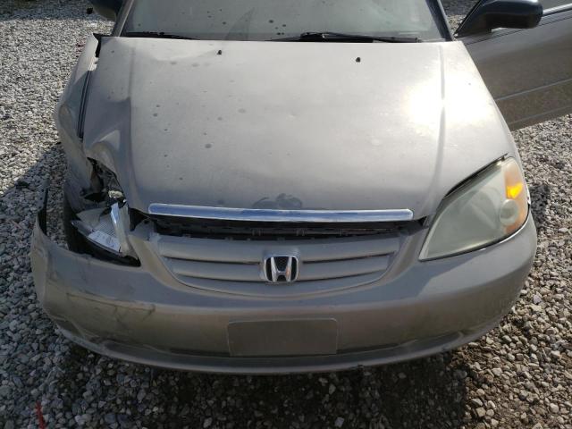 2HGES16523H541965 - 2003 HONDA CIVIC LX SILVER photo 11