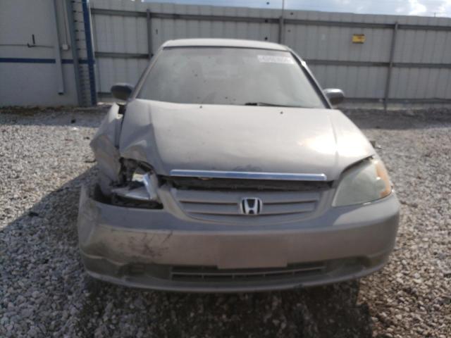 2HGES16523H541965 - 2003 HONDA CIVIC LX SILVER photo 5