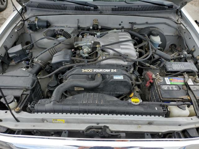 5TEGN92N42Z140343 - 2002 TOYOTA TACOMA DOUBLE CAB PRERUNNER SILVER photo 11