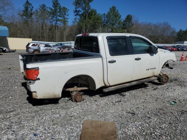 1N6BA0EK8BN325711 - 2011 NISSAN TITAN S WHITE photo 3