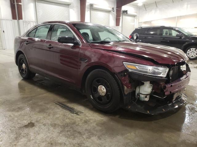 1FAHP2MK2GG129824 - 2016 FORD TAURUS POLICE INTERCEPTOR BURGUNDY photo 4