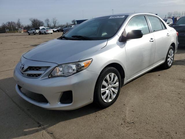 5YFBU4EE3CP047039 - 2012 TOYOTA COROLLA BASE SILVER photo 1