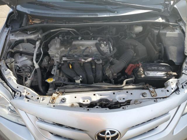 5YFBU4EE3CP047039 - 2012 TOYOTA COROLLA BASE SILVER photo 11