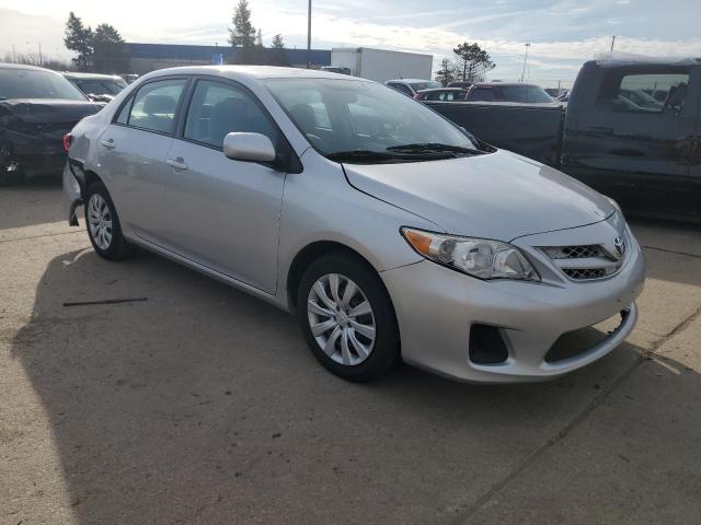 5YFBU4EE3CP047039 - 2012 TOYOTA COROLLA BASE SILVER photo 4