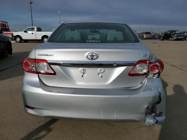 5YFBU4EE3CP047039 - 2012 TOYOTA COROLLA BASE SILVER photo 6