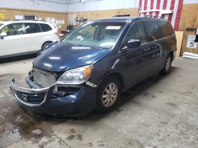 5FNRL3H79AB058130 - 2010 HONDA ODYSSEY EXL BLUE photo 1