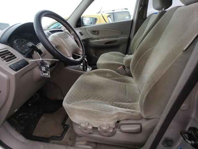 KM8JN12D65U112244 - 2005 HYUNDAI TUCSON GLS SILVER photo 7