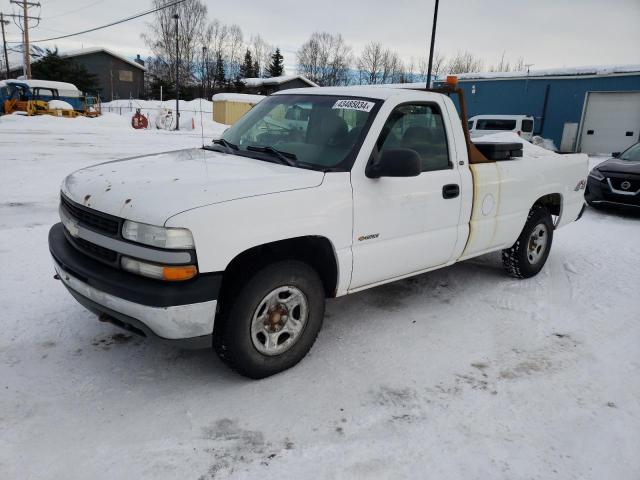 1GCEK14W92Z324714 - 2002 CHEVROLET SILVERADO K1500 WHITE photo 1