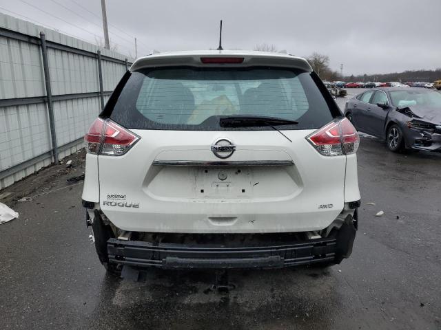 5N1AT2MV8GC762266 - 2016 NISSAN ROGUE S WHITE photo 6