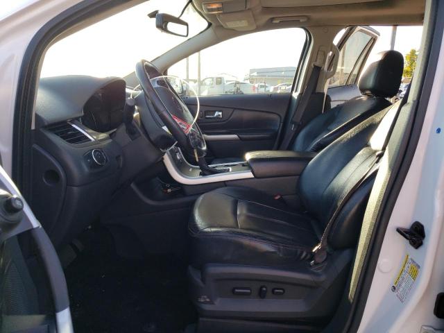 2FMDK3JC6DBE37989 - 2013 FORD EDGE SEL WHITE photo 7