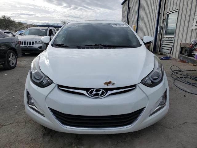 5NPDH4AE4FH549966 - 2015 HYUNDAI ELANTRA SE WHITE photo 5