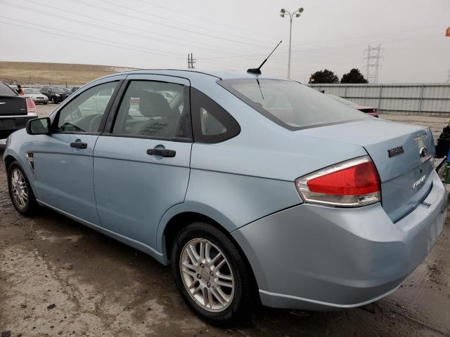 1FAHP35N88W210526 - 2008 FORD FOCUS SE BLUE photo 2