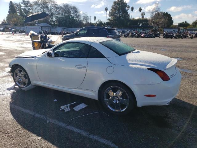 JTHFN48Y220020748 - 2002 LEXUS SC 430 WHITE photo 2