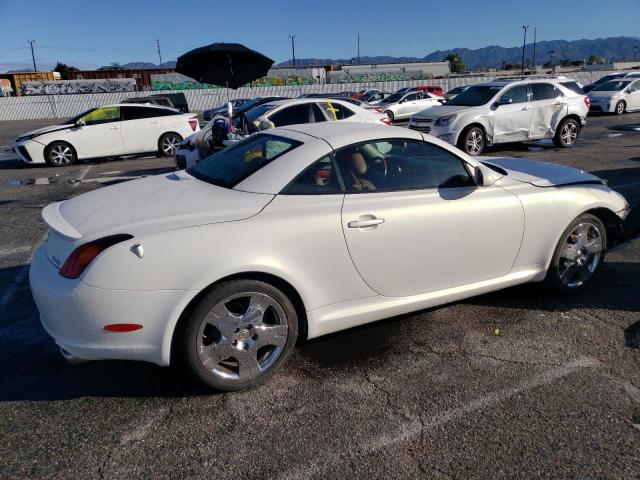 JTHFN48Y220020748 - 2002 LEXUS SC 430 WHITE photo 3