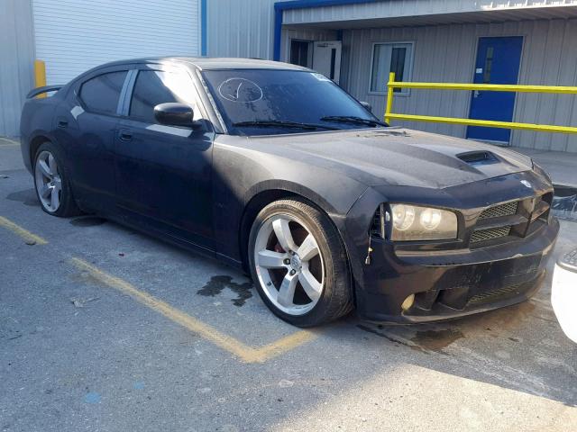 2B3KA73W48H246704 - 2008 DODGE CHARGER SRT-8 BLACK photo 1