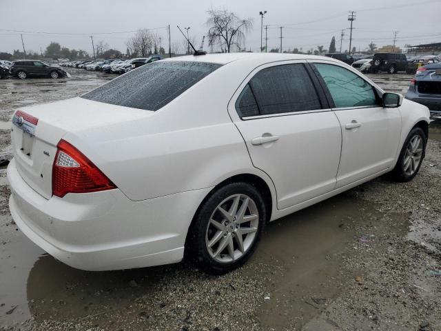 3FAHP0JA4AR367240 - 2010 FORD FUSION SEL WHITE photo 3