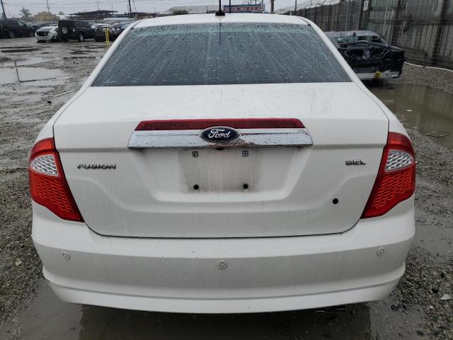 3FAHP0JA4AR367240 - 2010 FORD FUSION SEL WHITE photo 6