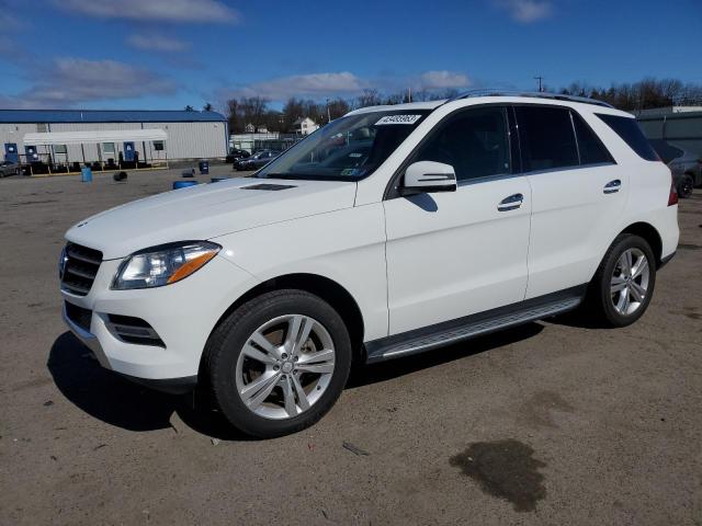 4JGDA5HB4EA376229 - 2014 MERCEDES-BENZ ML 350 4MATIC WHITE photo 1