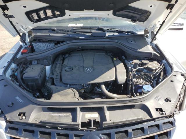 4JGDA5HB4EA376229 - 2014 MERCEDES-BENZ ML 350 4MATIC WHITE photo 11