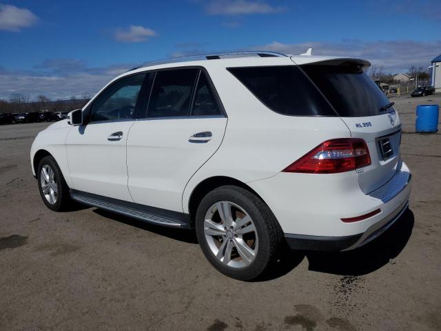 4JGDA5HB4EA376229 - 2014 MERCEDES-BENZ ML 350 4MATIC WHITE photo 2