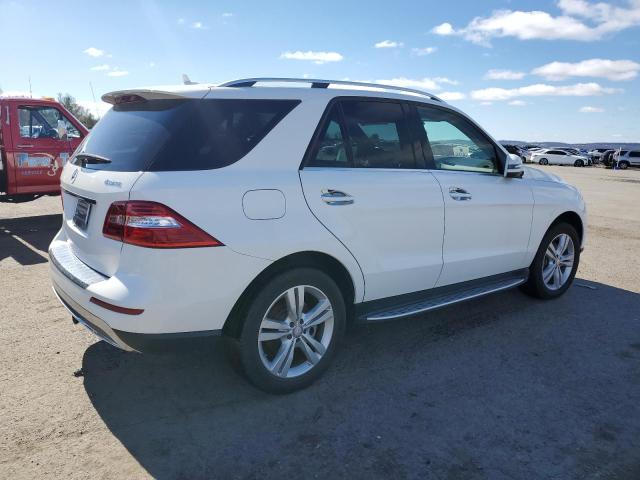 4JGDA5HB4EA376229 - 2014 MERCEDES-BENZ ML 350 4MATIC WHITE photo 3