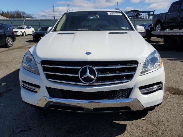 4JGDA5HB4EA376229 - 2014 MERCEDES-BENZ ML 350 4MATIC WHITE photo 5