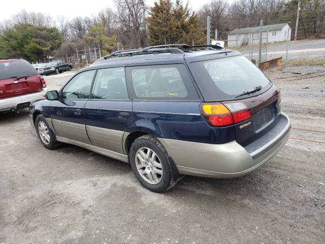 4S3BH675037621501 - 2003 SUBARU LEGACY OUTBACK AWP BLUE photo 2