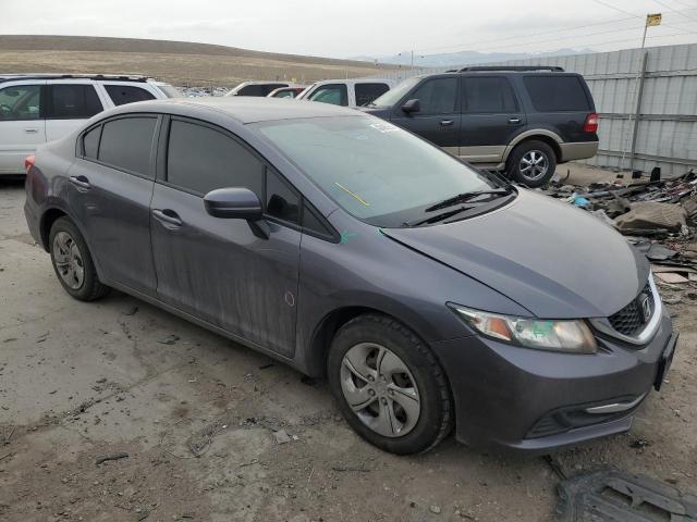 19XFB2F54FE226884 - 2015 HONDA CIVIC LX GRAY photo 4