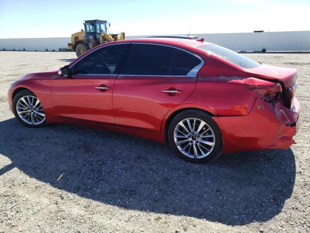 JN1EV7BPXMM705853 - 2021 INFINITI Q50 LUXE RED photo 2