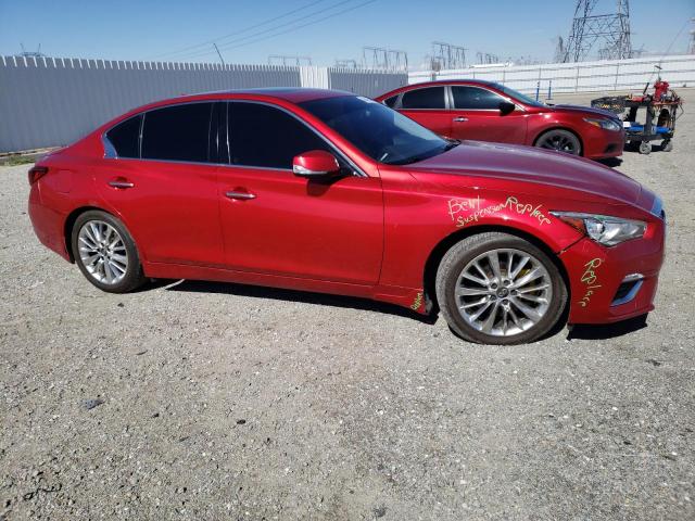 JN1EV7BPXMM705853 - 2021 INFINITI Q50 LUXE RED photo 4