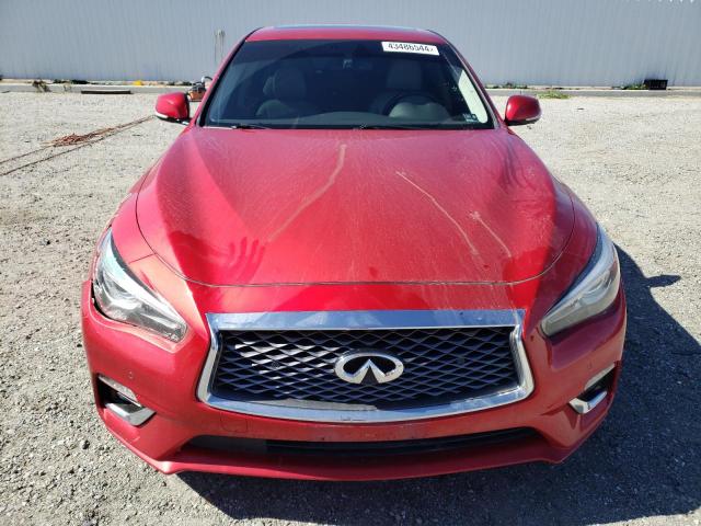 JN1EV7BPXMM705853 - 2021 INFINITI Q50 LUXE RED photo 5