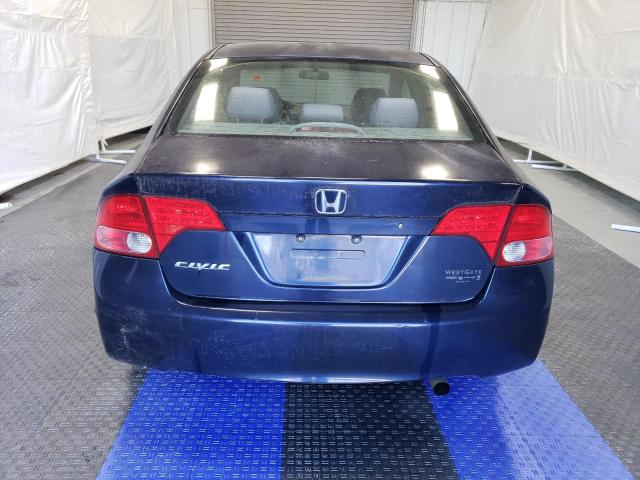 1HGFA16518L082235 - 2008 HONDA CIVIC LX BLUE photo 6